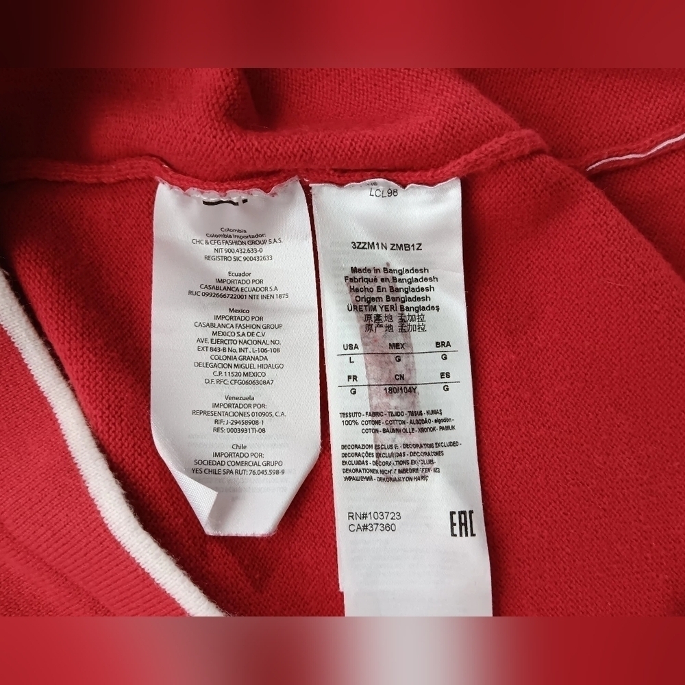 Armani Exchange Crewneck Cotton knit Sweater. Ladies L - Picture 6 of 7